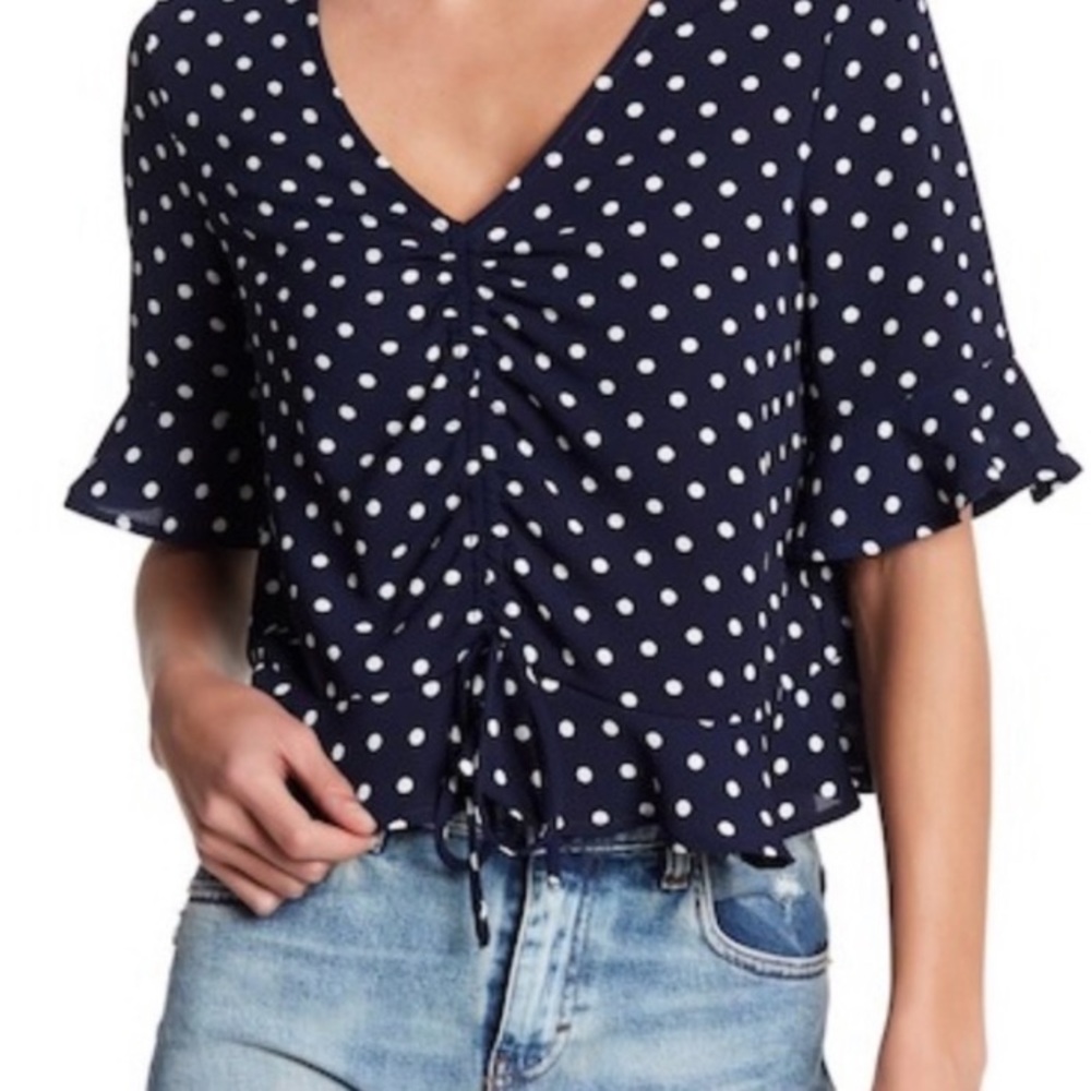 Elodie Polka Dot Blouse